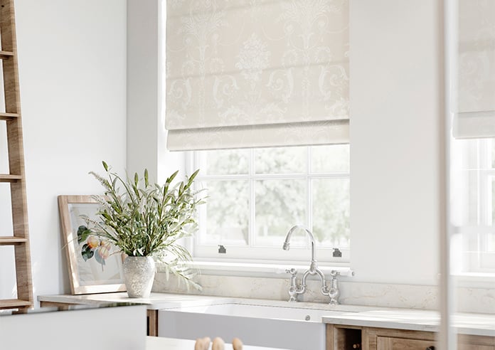 Laura Ashley Josette, Dove Grey - Twist&Fit Roman Blind - Image 5